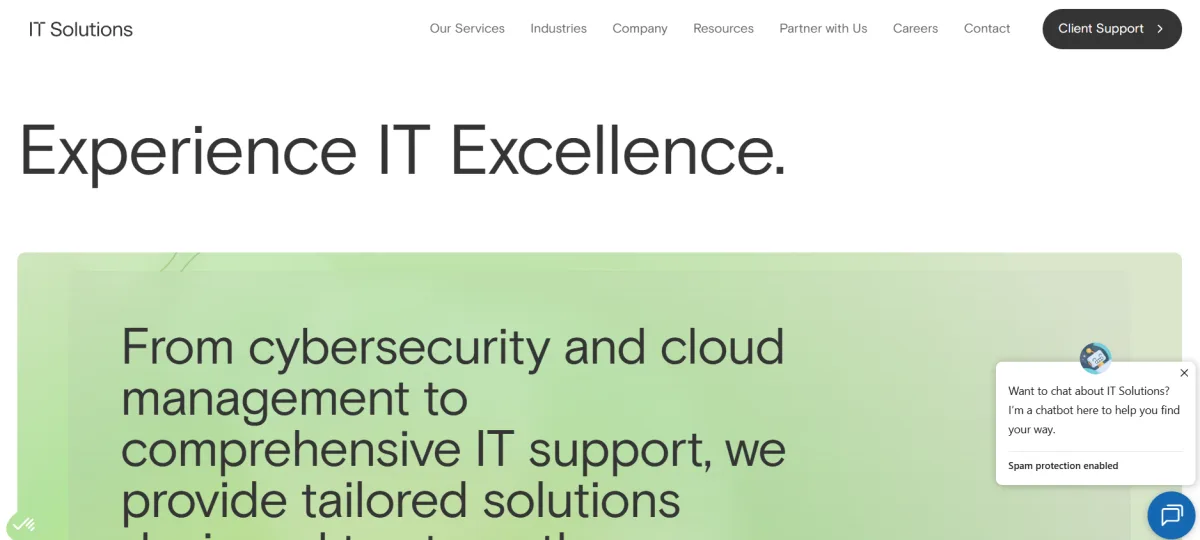 IT Solutions Consulting Fort Washington PA healthcare managed IT homepage