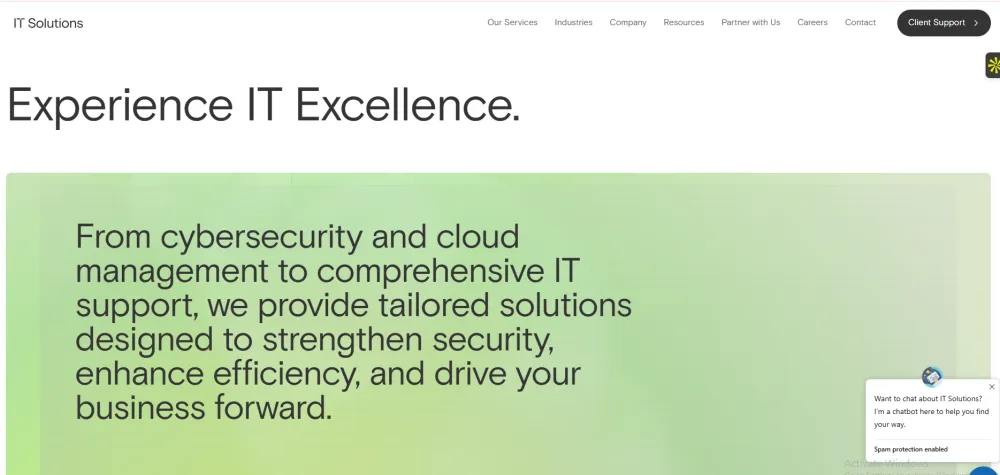 IT Solutions formerly Nextrio aerospace and defense managed IT Tucson homepage screenshot