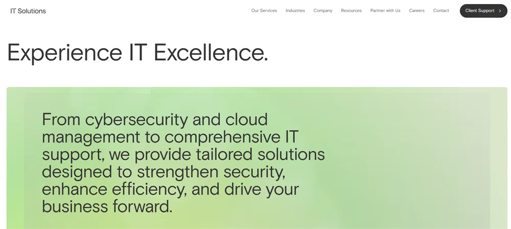 IT Solutions formerly Nextrio managed IT for healthcare and legal Tucson Arizona homepage