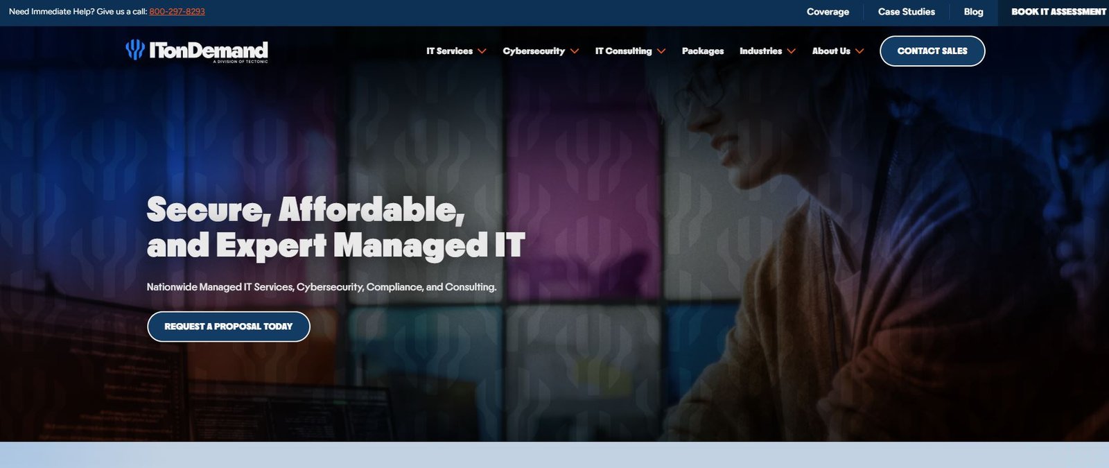 ITonDemand managed IT services for hospitality in Nashville homepage