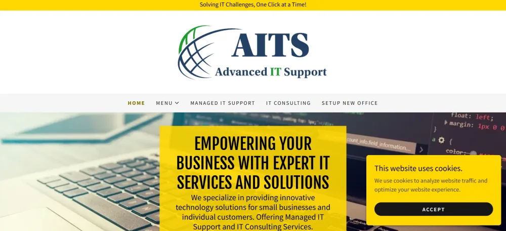 Advanced IT Support medical practice IT Jacksonville homepage