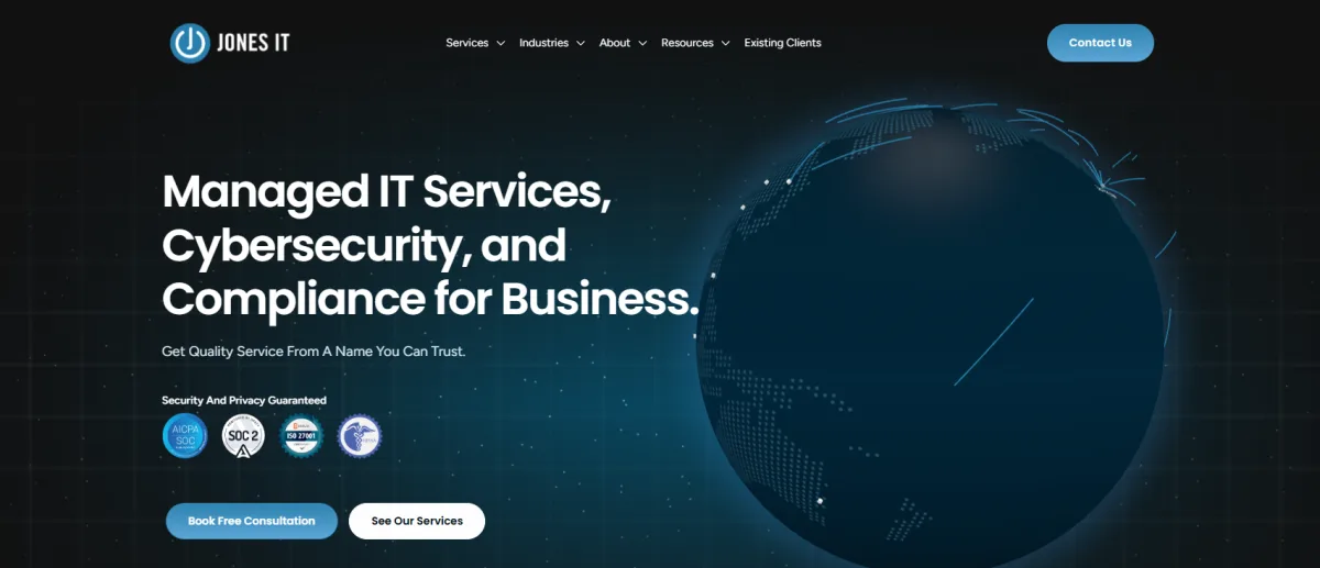 Jones IT managed IT for San Francisco biotech homepage