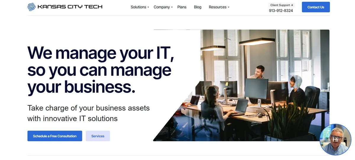 Kansas City Tech IT support transportation homepage