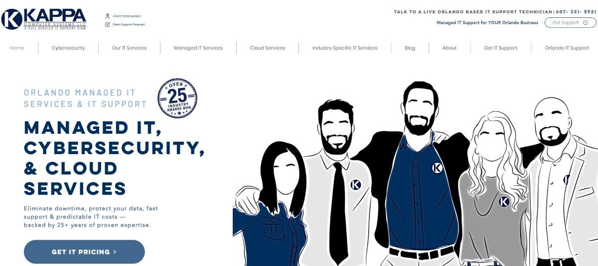 Kappa Computer Systems title and real estate IT services Lake Mary Orlando homepage