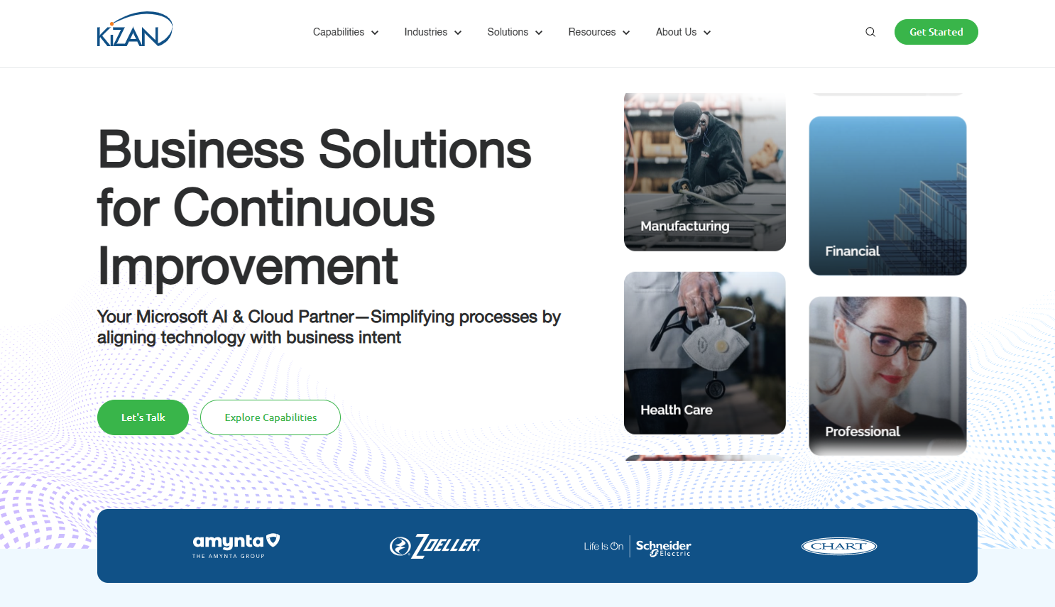 KiZAN Technologies Microsoft partner Louisville — homepage