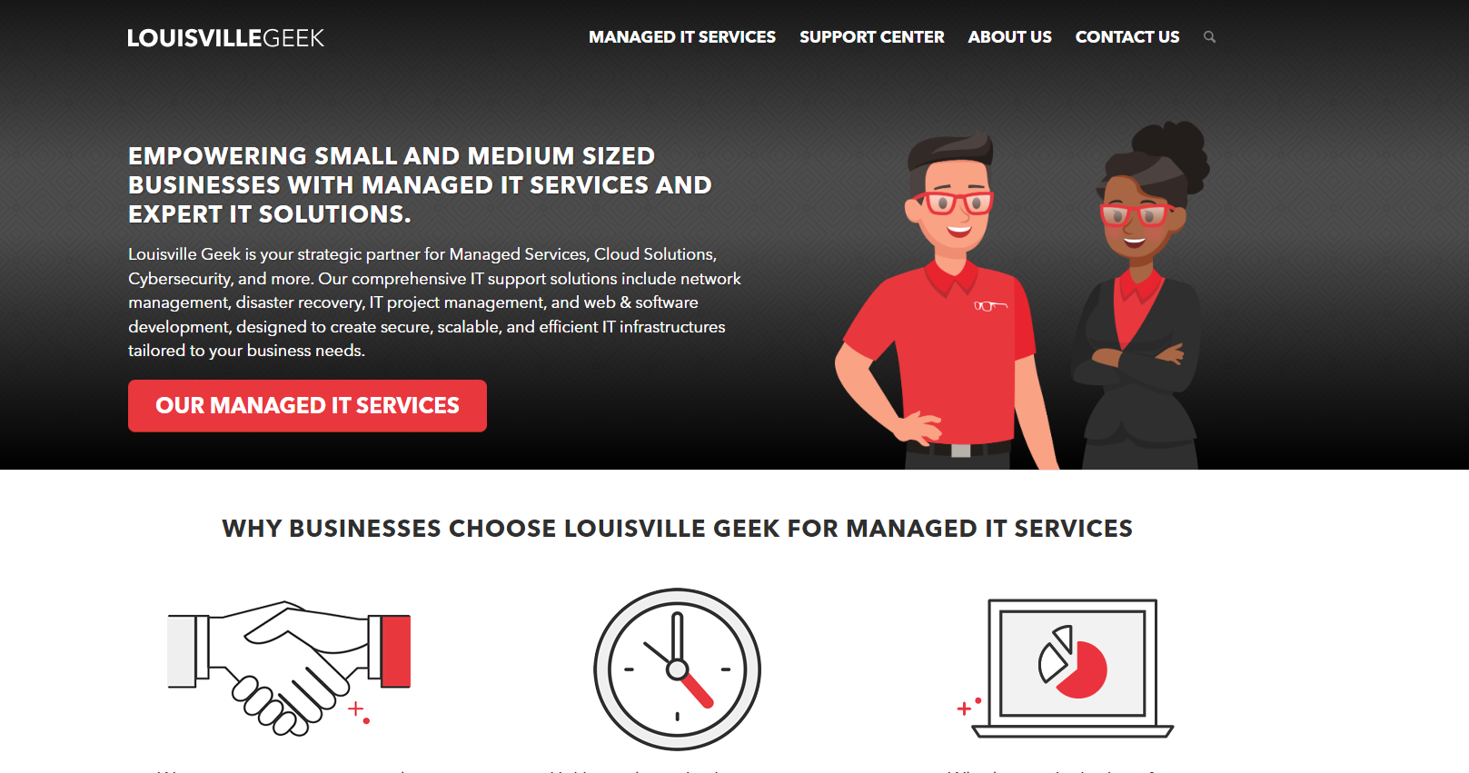 Louisville Geek IT services Louisville Kentucky — homepage