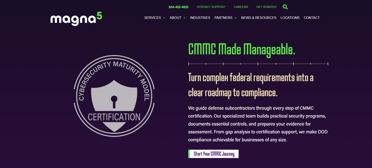 Magna5 managed IT for financial services in Pittsburgh homepage