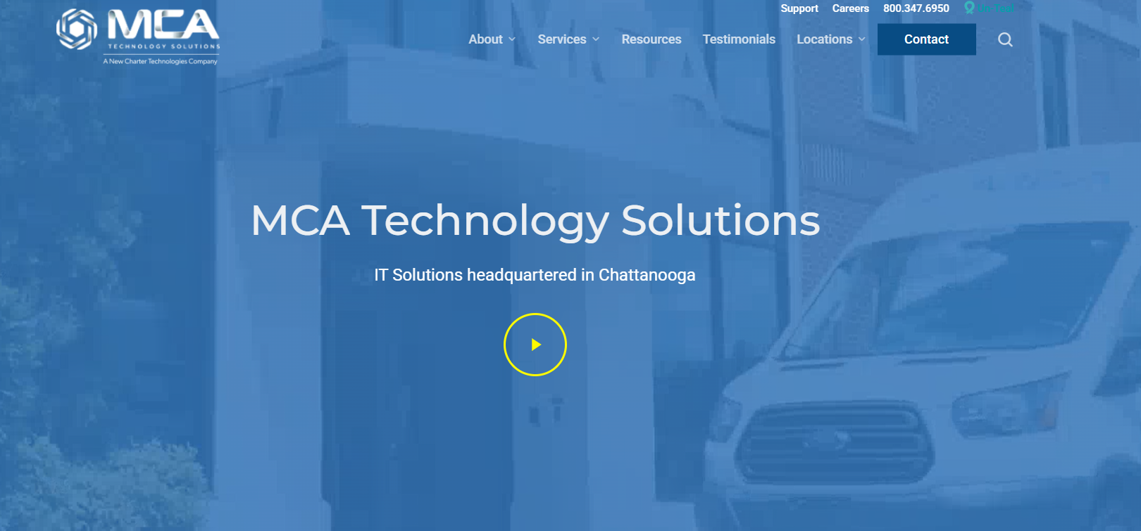 MCA Technology Solutions managed IT Chattanooga TN — homepage