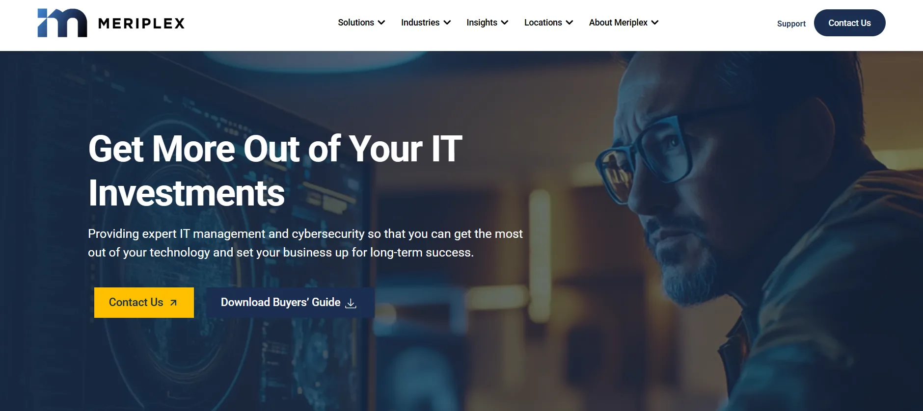 Meriplex managed IT services for biotech and life sciences in Philadelphia homepage
