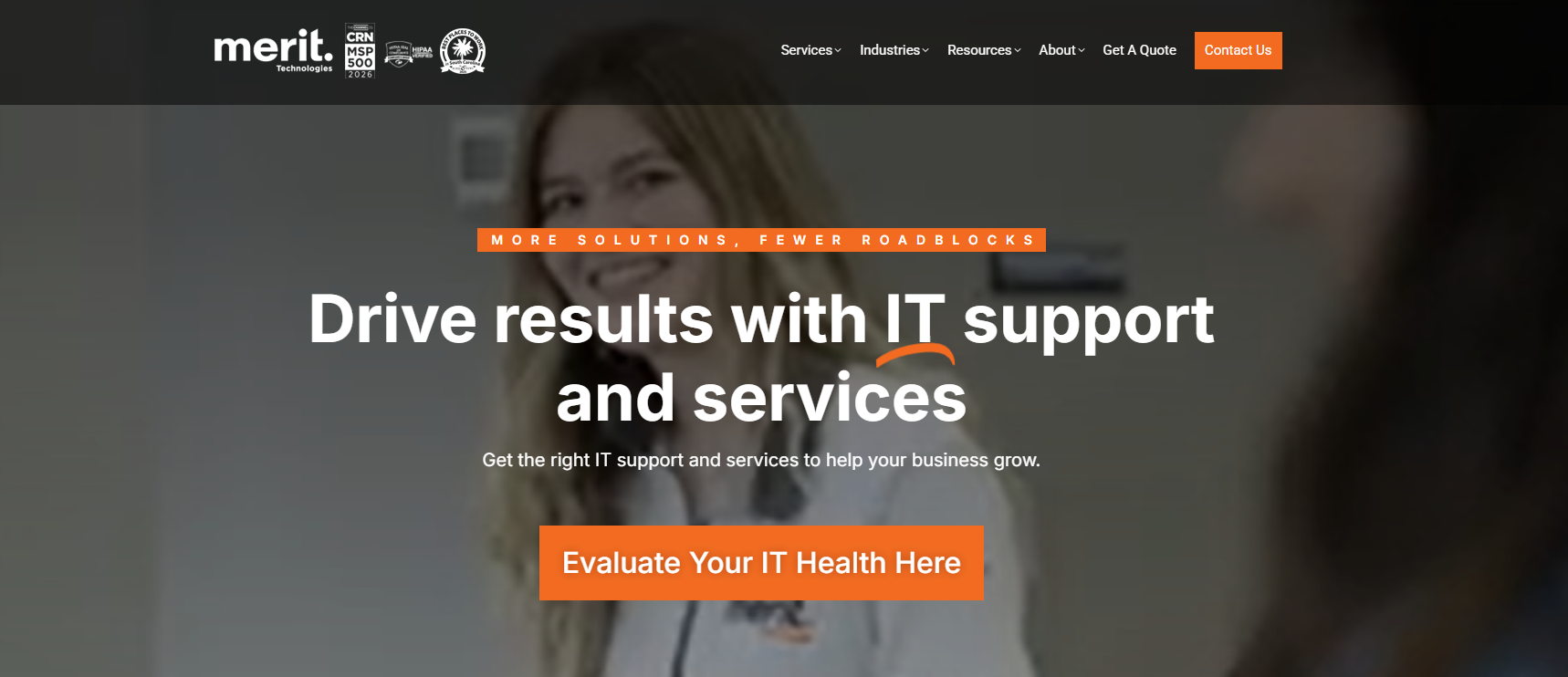 Merit Technologies managed IT services in Greenville SC — homepage
