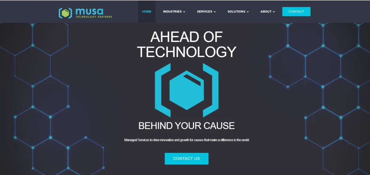 musa Technology Partners life sciences validated cloud IT homepage