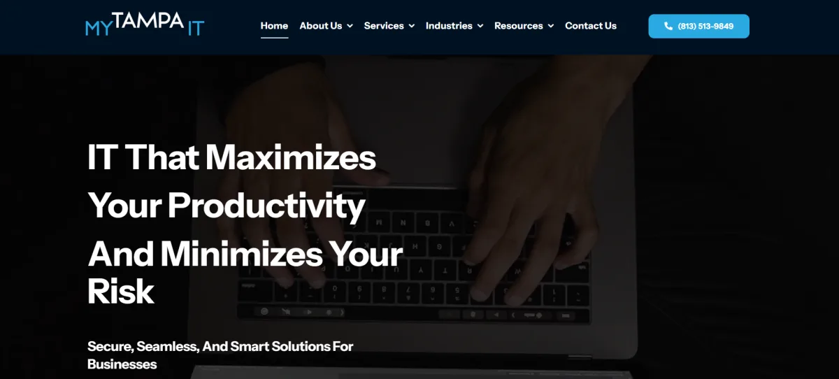 My Tampa IT healthcare managed IT services in Tampa homepage