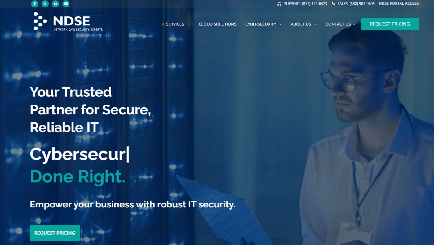 NDSE managed IT services in Richmond VA for law firms homepage