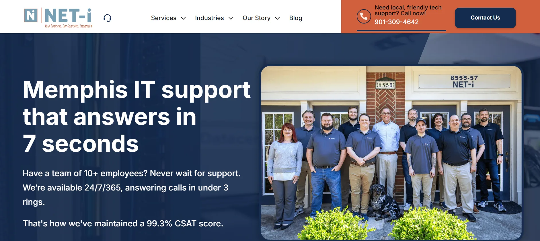 NET-i Net Integration Germantown Memphis managed IT — homepage