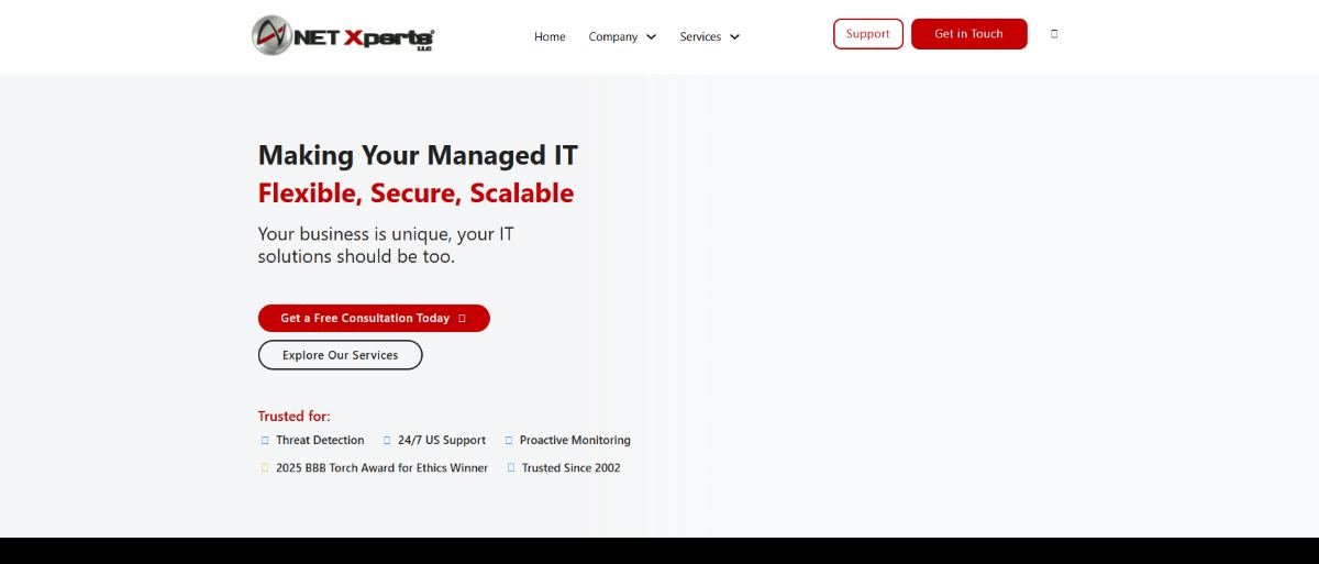 NET Xperts managed IT for financial services in Pittsburgh homepage