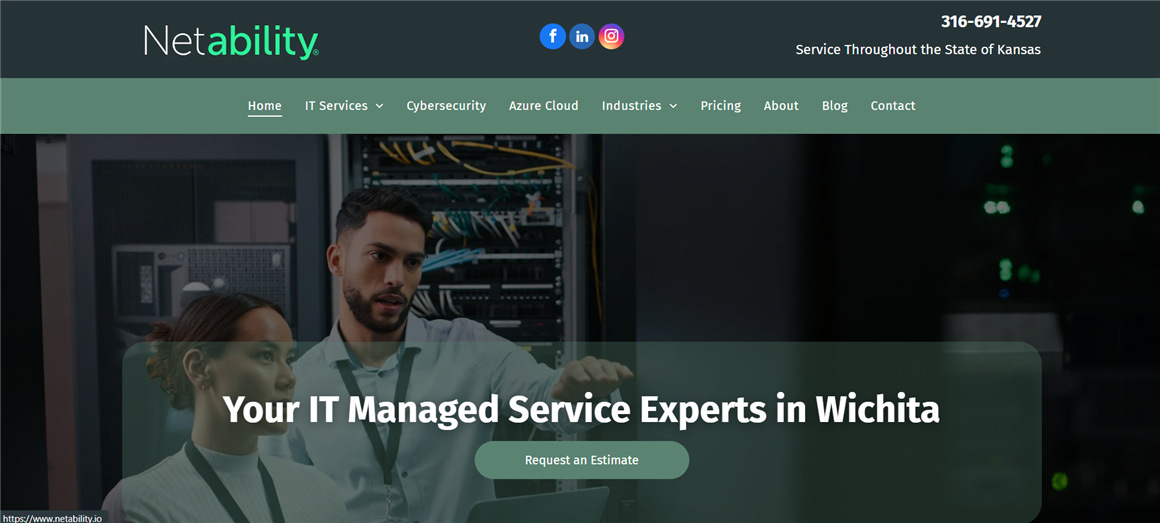Netability managed IT services Wichita &mdash; homepage