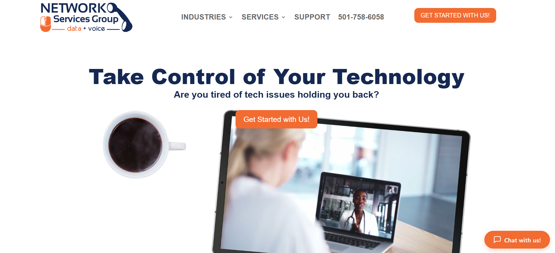 Network Services Group managed IT services in Little Rock, AR &mdash; homepage