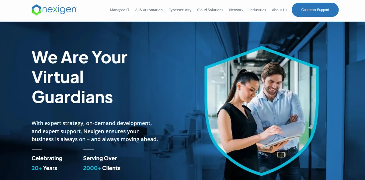 Nexigen Cincinnati IT services — homepage