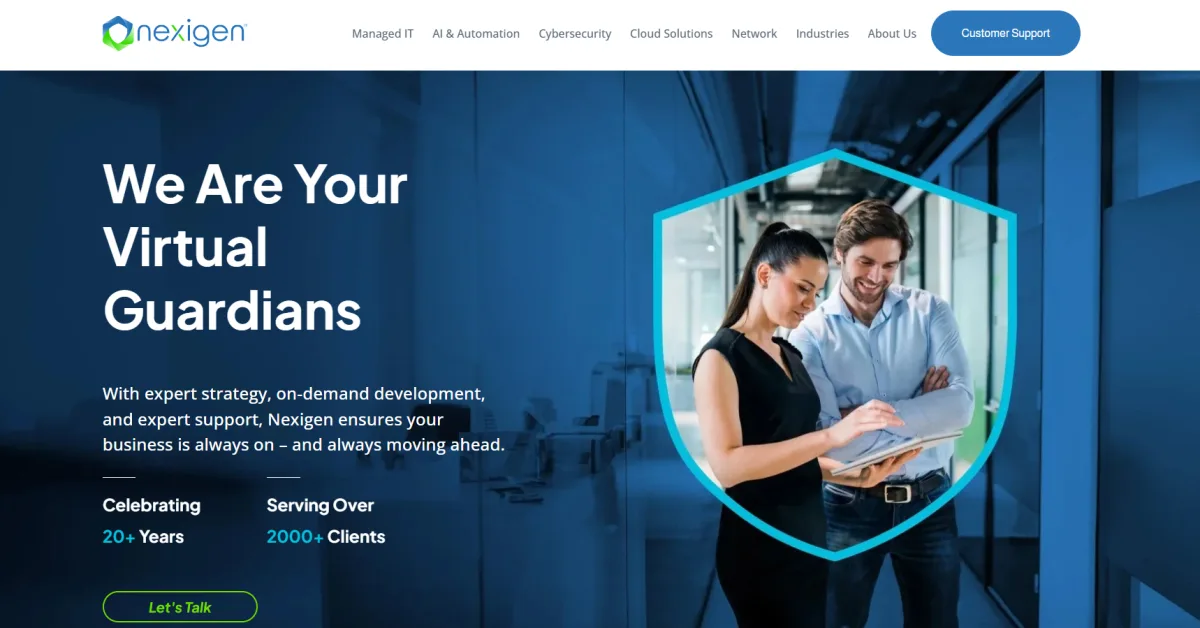 Nexigen IT services Cincinnati Ohio homepage