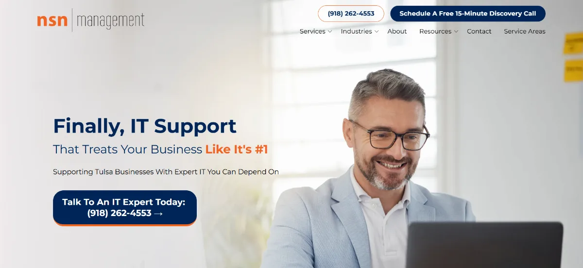 NSN Management Tulsa managed IT services — homepage