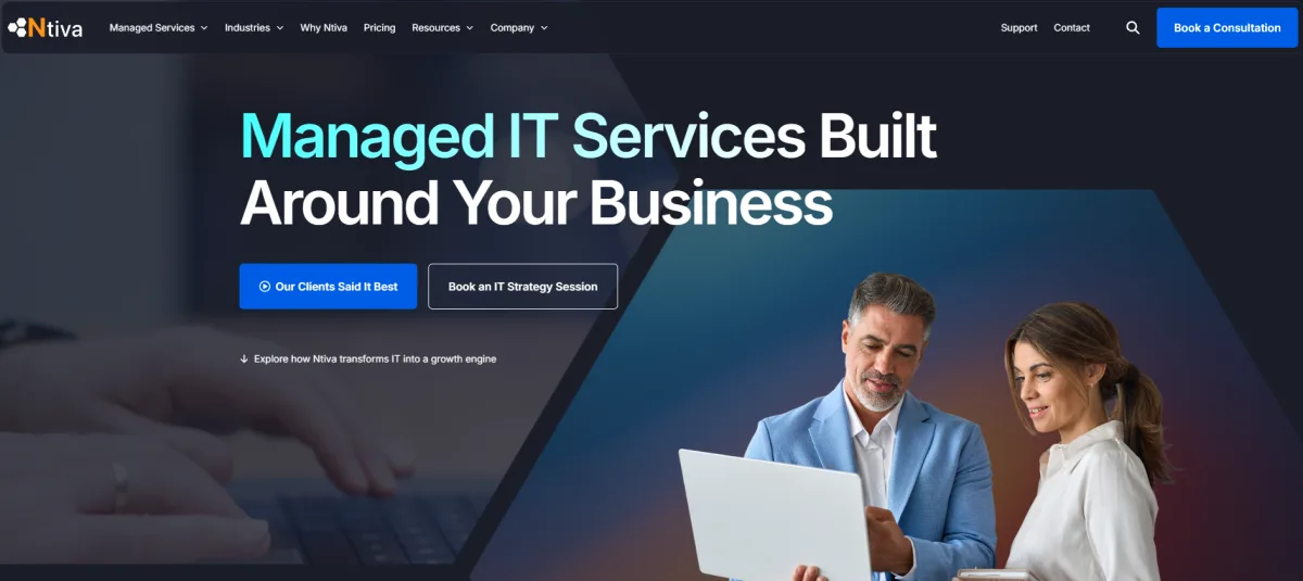 Ntiva managed IT services for law firms in Chicago - homepage