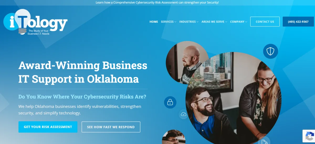 iTology security-first managed IT services Oklahoma energy — homepage