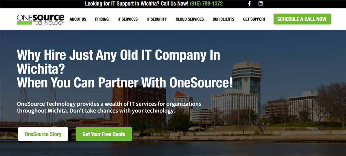 OneSource Technology managed IT services Wichita &mdash; homepage