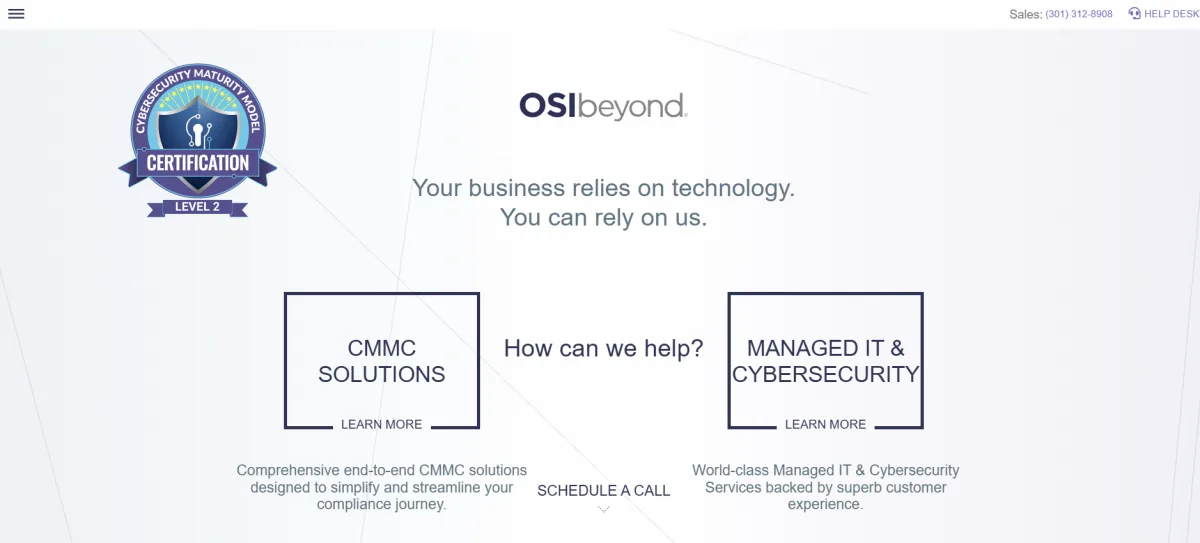 OSIbeyond managed IT services for nonprofits in Washington DC homepage