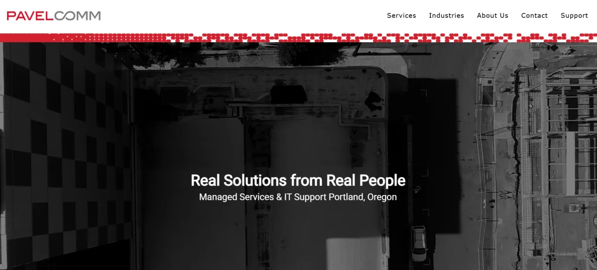 Pavelcomm Portland nonprofit IT services homepage