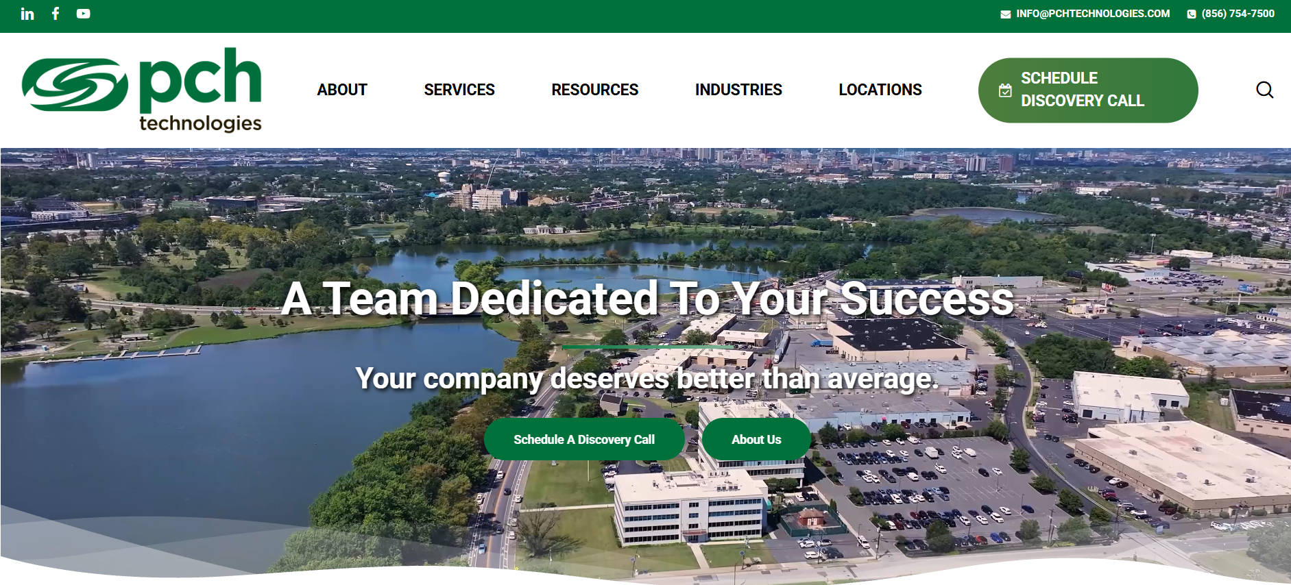 PCH Technologies managed IT services in Trenton, NJ — homepage