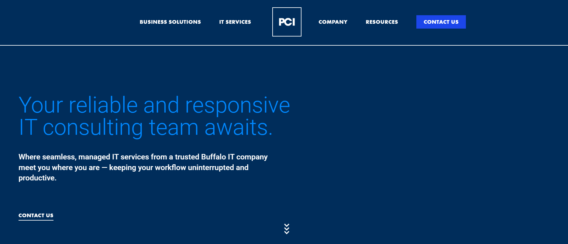 PCI Personal Computers Inc managed IT services in Buffalo, NY — homepage