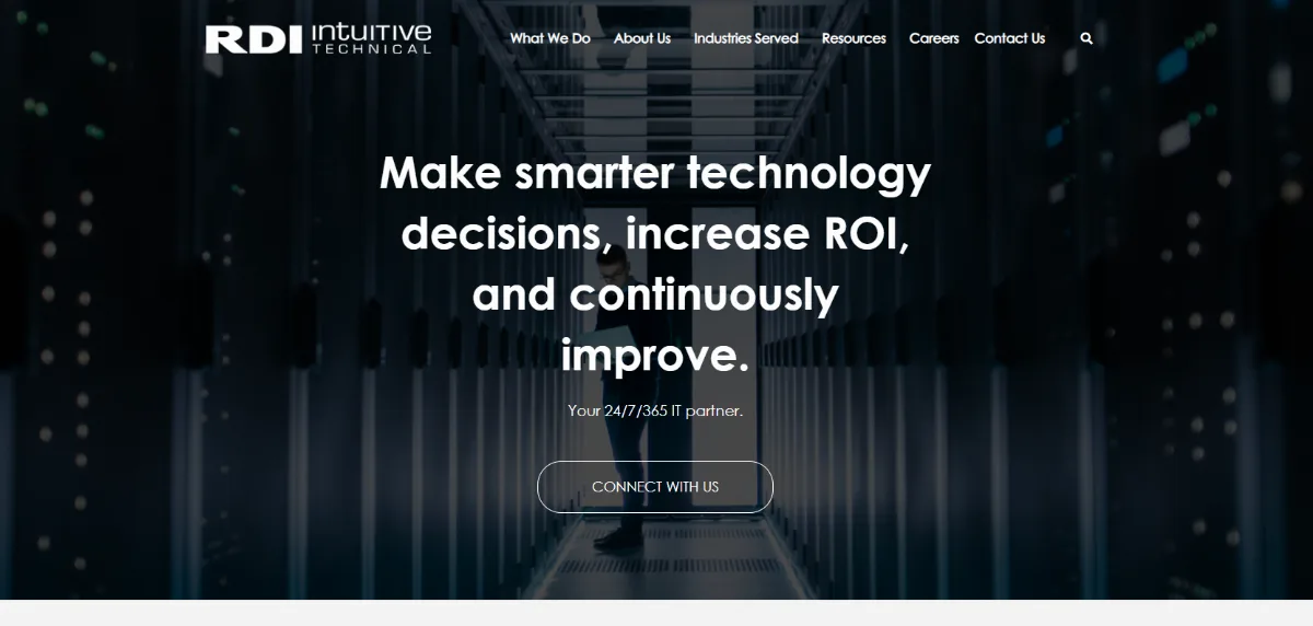 RDI Intuitive Technical Cincinnati manufacturing IT — homepage