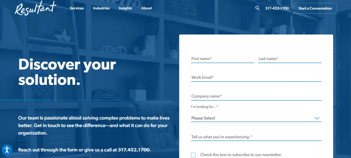 Resultant managed IT and data analytics in Indianapolis homepage