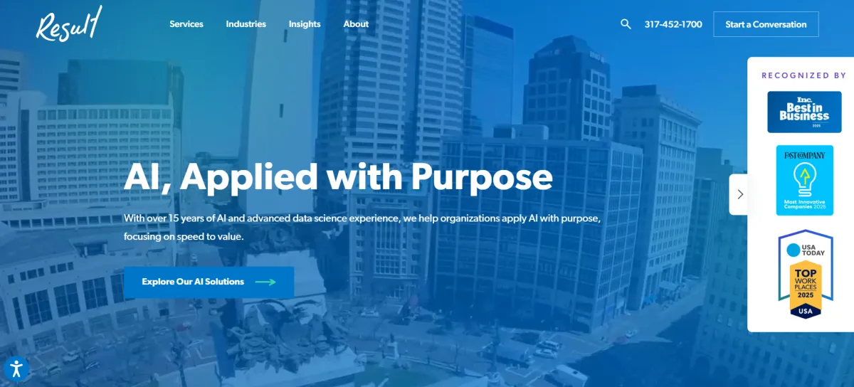 Resultant managed IT for logistics in Indianapolis homepage