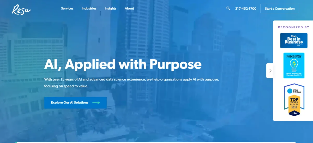 Resultant managed IT and data services in Indianapolis homepage