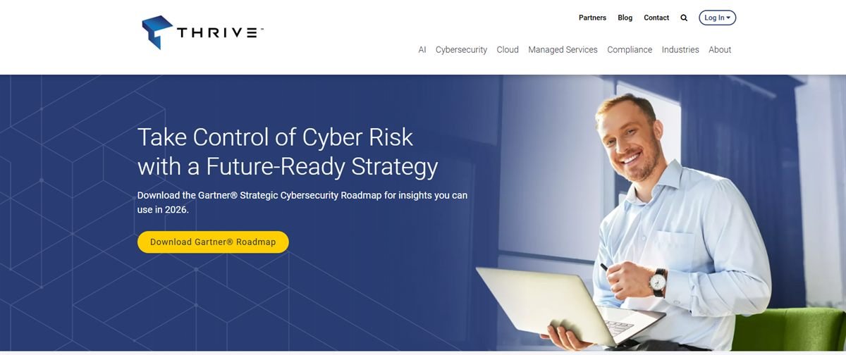 Safety Net a Thrive Company homepage screenshot