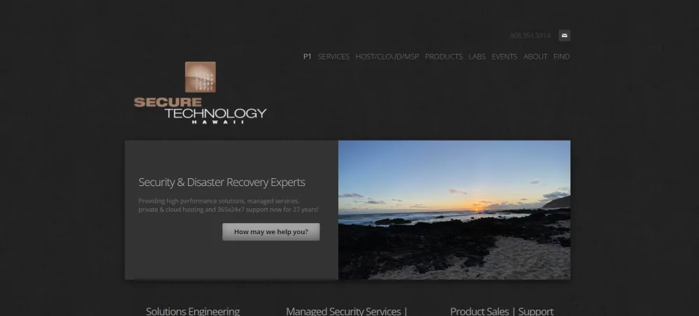 Secure Technology Hawaii enterprise security Honolulu - homepage