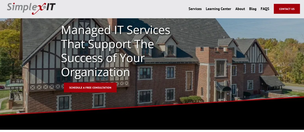 Simplex-IT co-managed IT services in Cleveland homepage