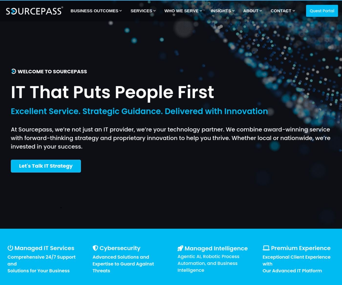 Sourcepass GOV managed IT services government public sector Richmond VA homepage