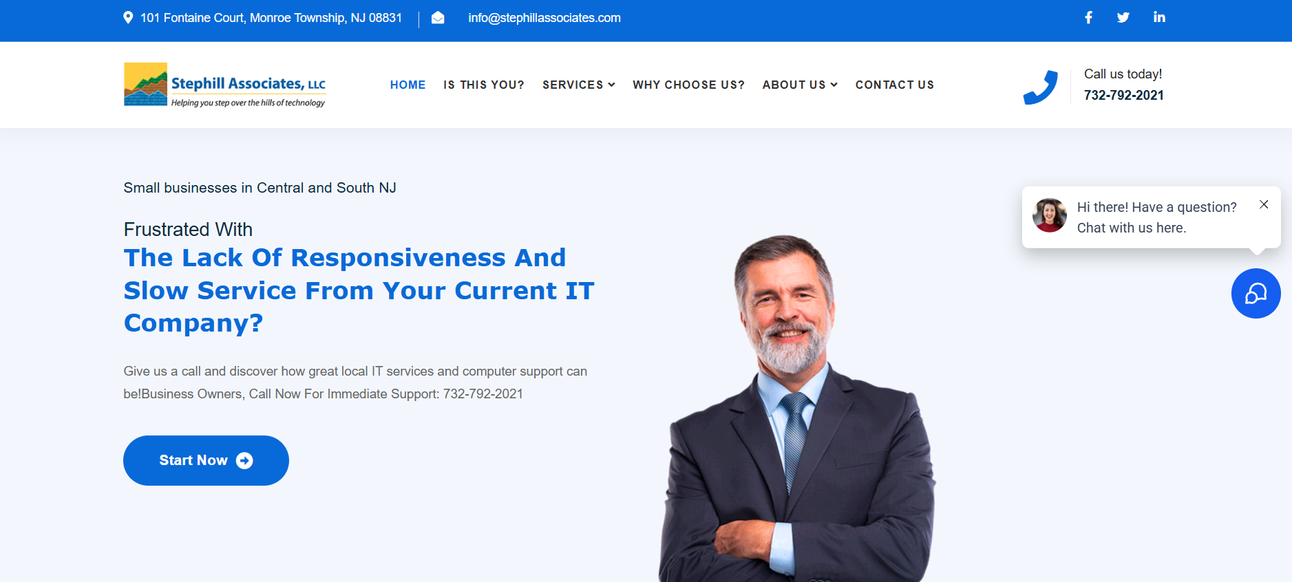 Stephill Associates managed IT services in Trenton, NJ — homepage