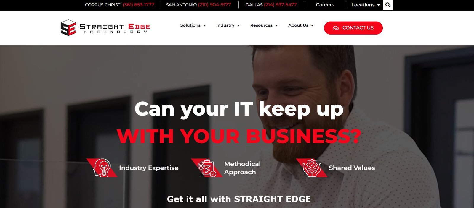 Straight Edge Technology legal IT support for law firms in San Antonio homepage