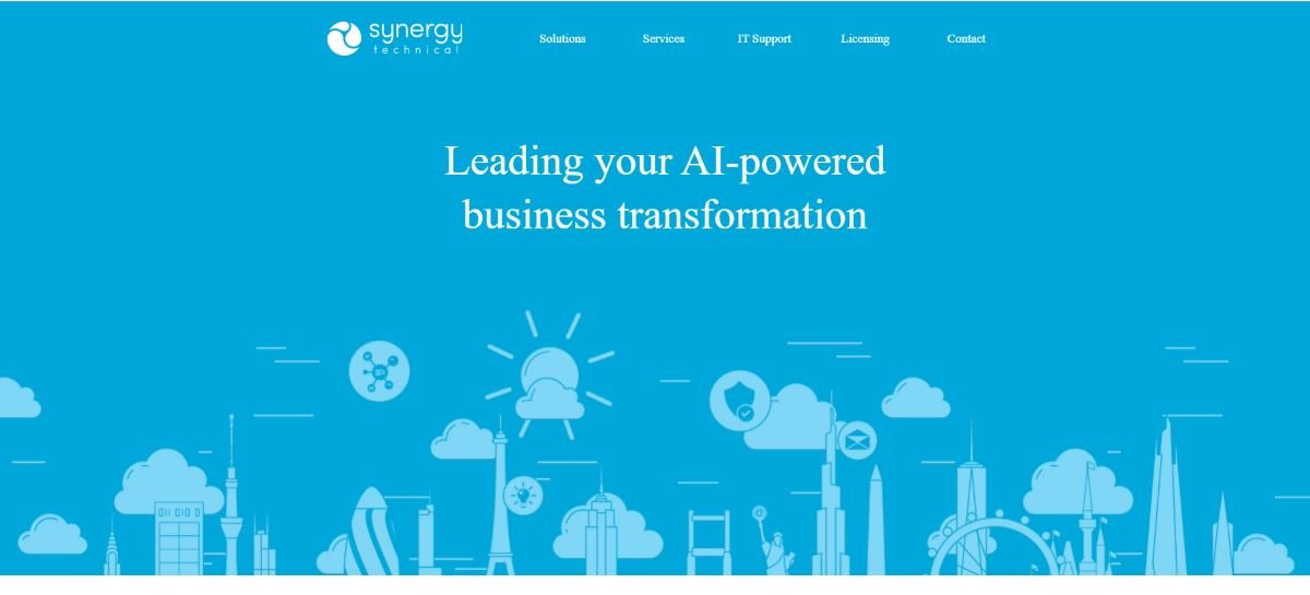 Synergy Technical Microsoft retail managed IT homepage