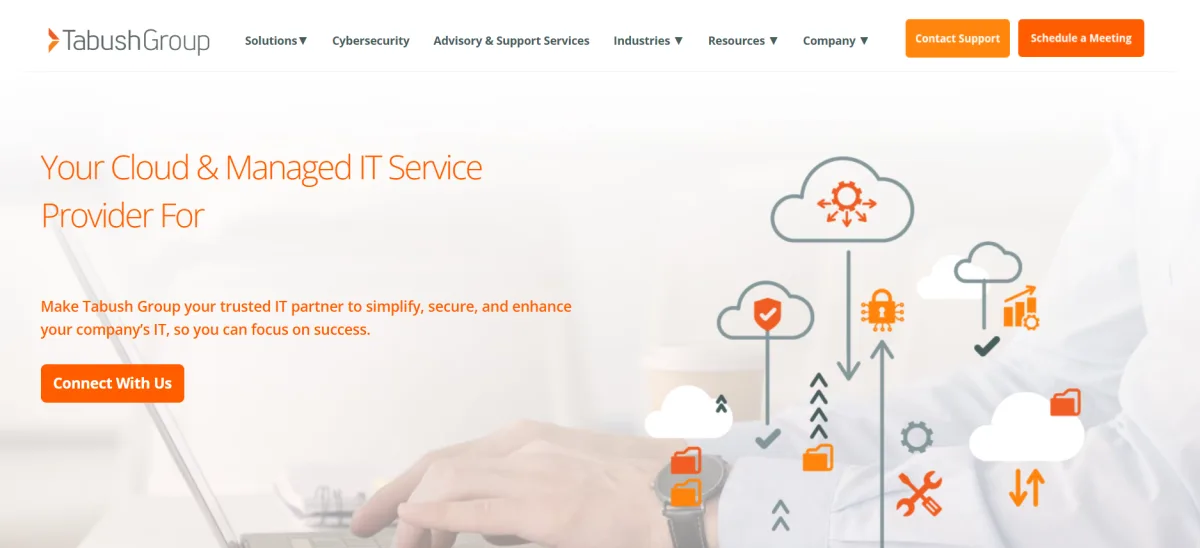 Tabush Group managed IT for NYC financial firms - homepage
