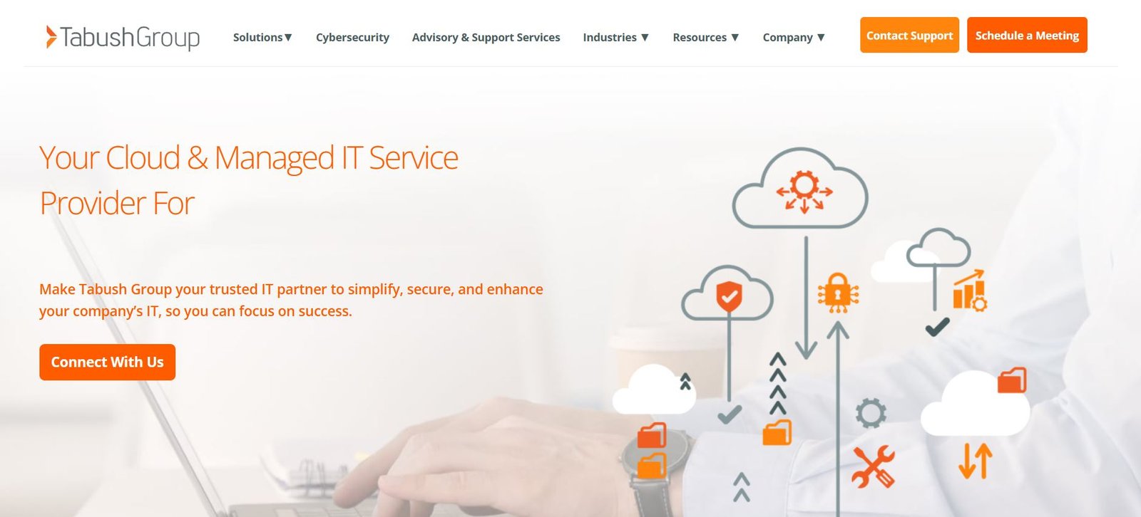 Tabush Group cloud IT solutions law firms Boston homepage