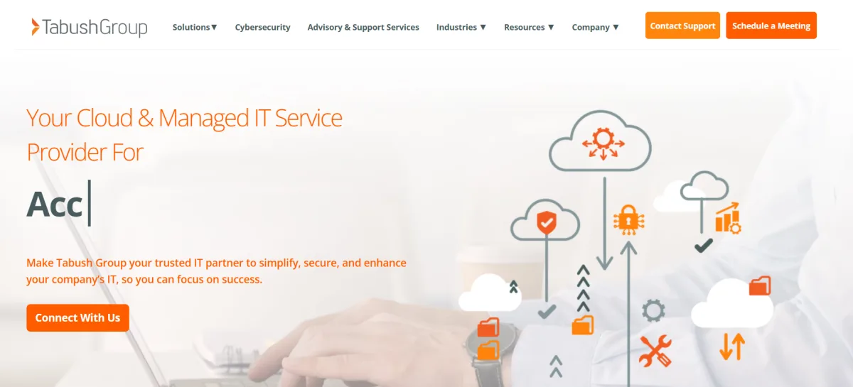 Tabush Group homepage - managed IT for real estate firms in New York