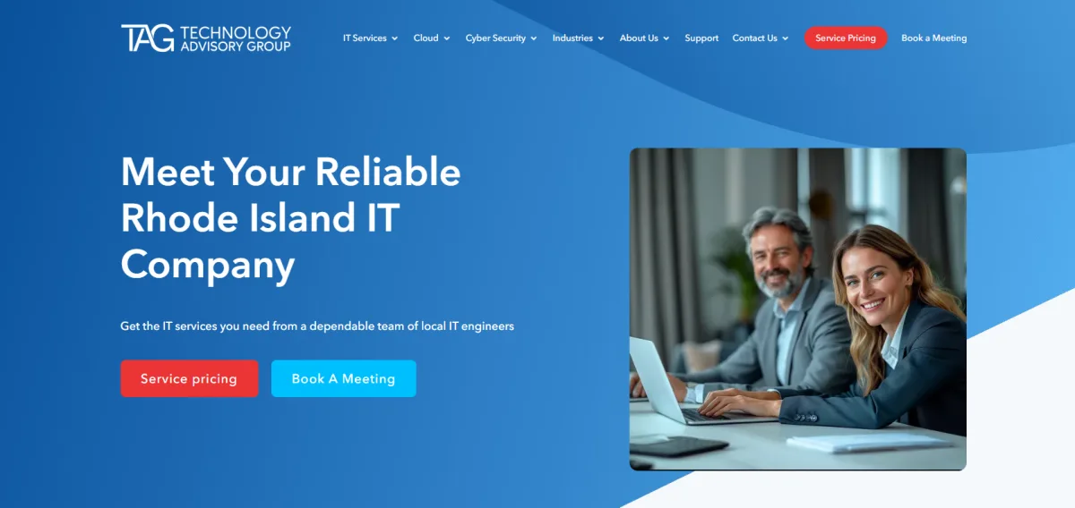 Technology Advisory Group managed IT services Rhode Island — homepage