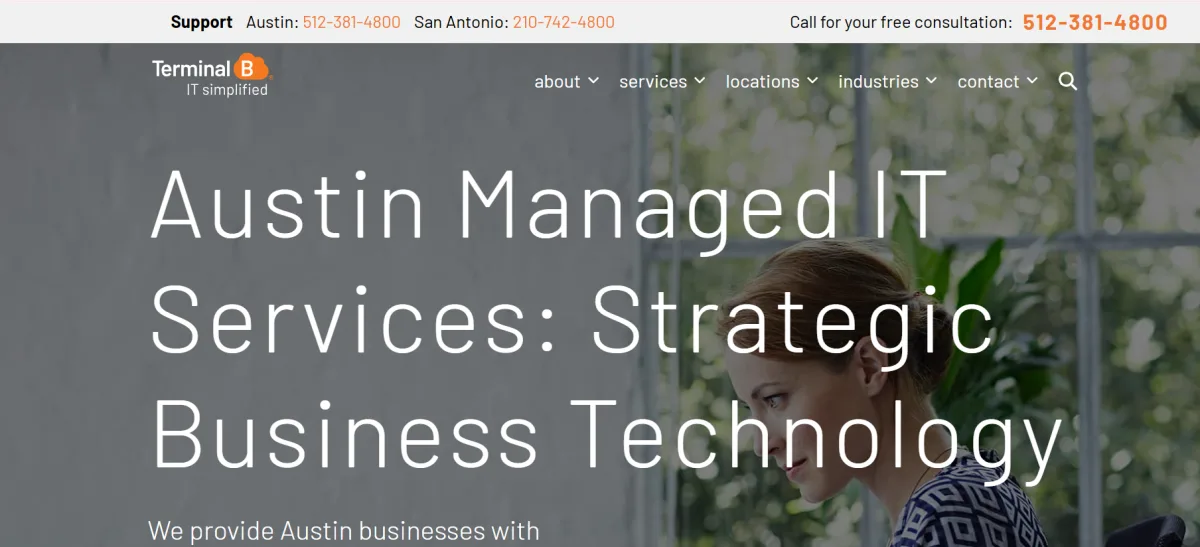 Terminal B Austin managed IT services — homepage