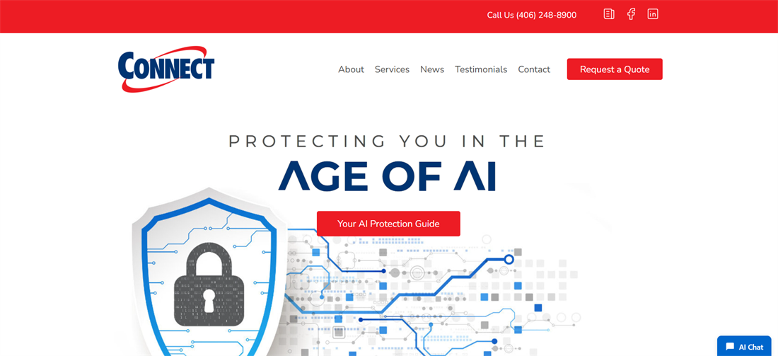 The Connect Group homepage — Billings, MT voice and data services since 1991
