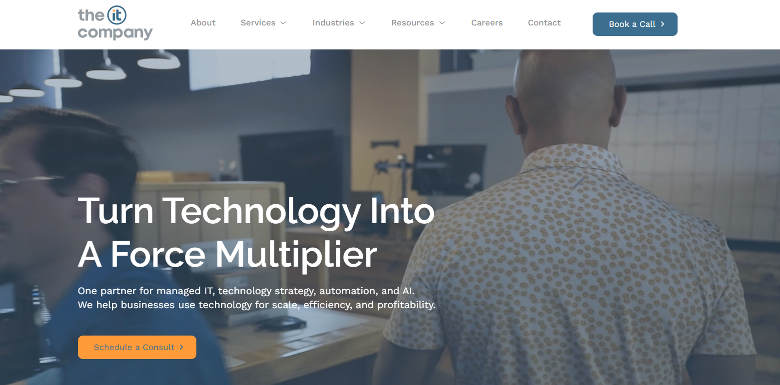 The IT Company managed IT services in Knoxville TN — homepage