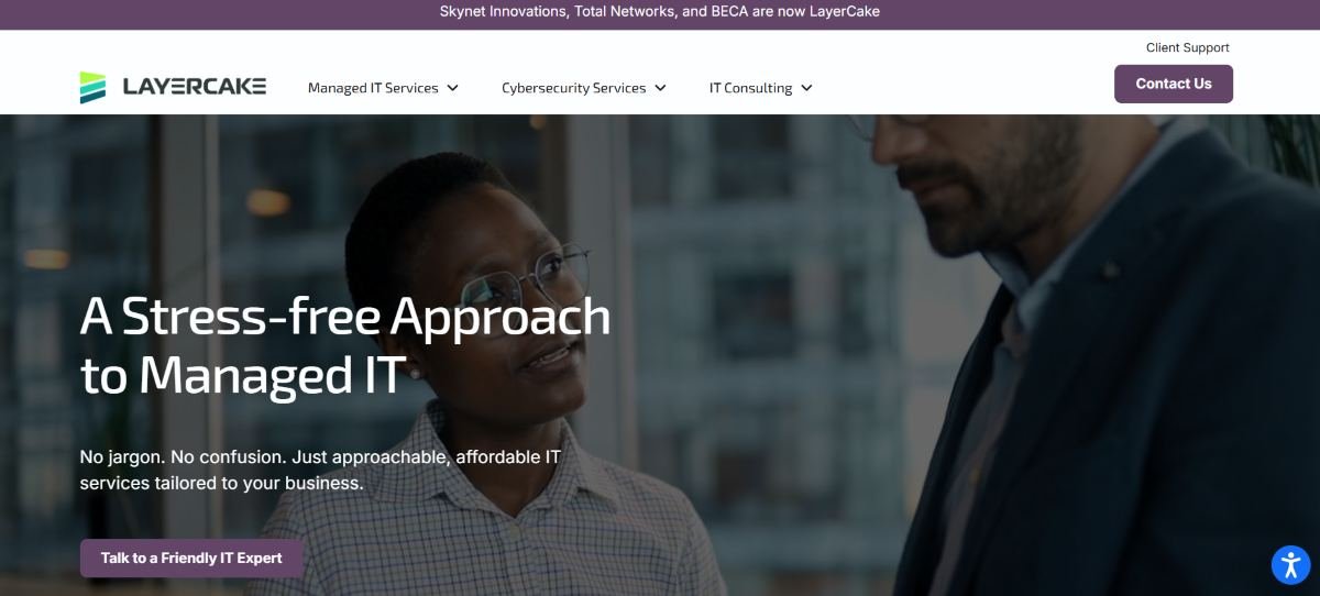 Total Networks managed IT services for financial services in Phoenix, homepage